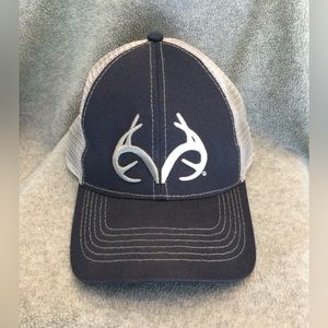 Realtree Outfitters Headwear Navy Blue and Grey Adjustable hat